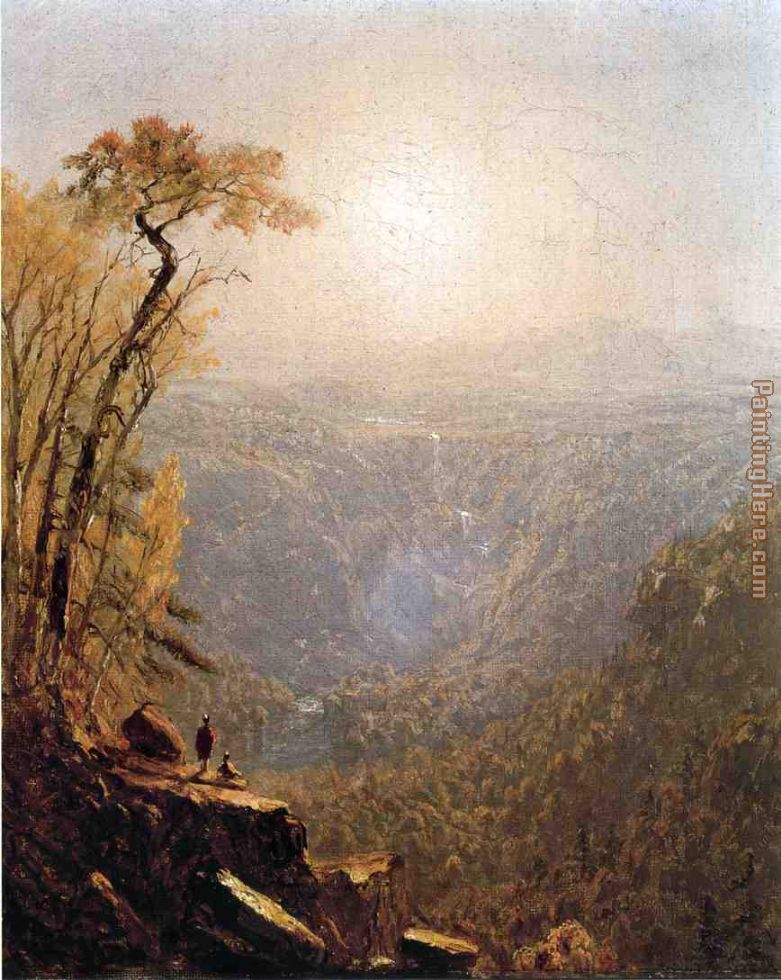 Kauterskill Clove, in the Catskills painting - Sanford Robinson Gifford Kauterskill Clove, in the Catskills art painting